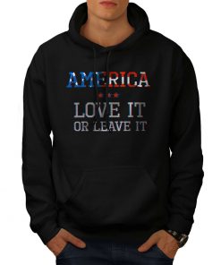America-Patriot-Mens-Hoodie-Love-It-or-Leave-It-Casual-Hoodie DB