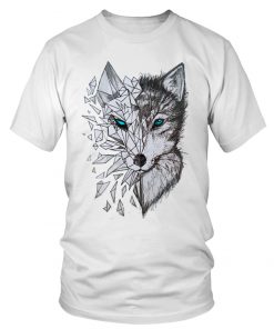 Beautiful Wolf T-Shirt Design DB