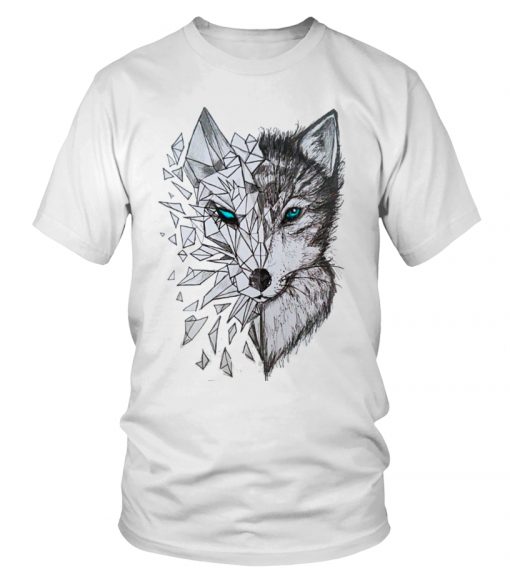 Beautiful Wolf T-Shirt Design DB