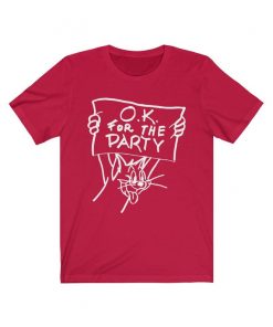 O.K. for THE PARTY Cartoon T-Shirt DB
