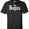 The Beatles T-Shirt Official Classic Rock Band Logo Tee DB