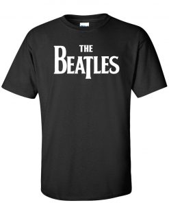 The Beatles T-Shirt Official Classic Rock Band Logo Tee DB