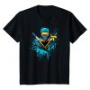 Blue Ninja Gamer T-Shirt