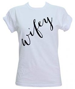White Wifey Slogan T-Shirt
