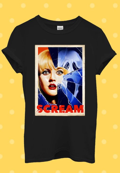 Scream Retro 90s Cult Horror Film T Shirt
