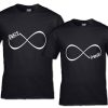 BEST INFINITY AND FRIEND COUPLE T-SHIRT THD