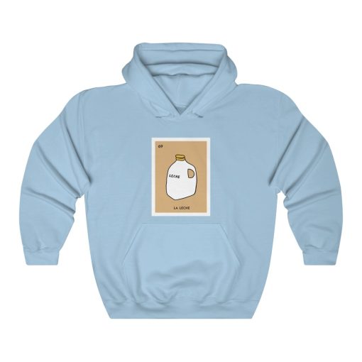 La Leche Light Blue Hoodie thd