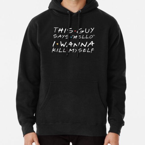 I Wanna Kill My Self Hoodie thd