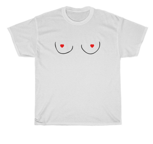 Love Boobs T-shirt thd