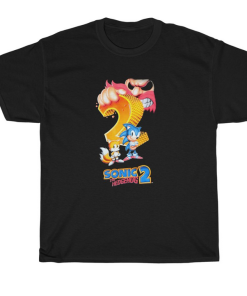 sonic the hedgehog 2 t-shirt thd