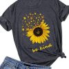 Be Kind Sunflower T-Shirt ptt