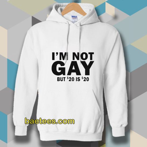 I’m Not Gay But 20 is Twenty Dollars Hoodie