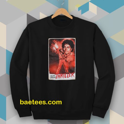 Michael Jackson Thriller Poster Sweatshirt