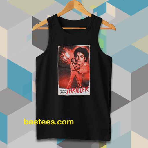 Michael Jackson Thriller Poster Tanktop