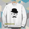 Mustache Men's Short Sleeve Tee Sweatshirt