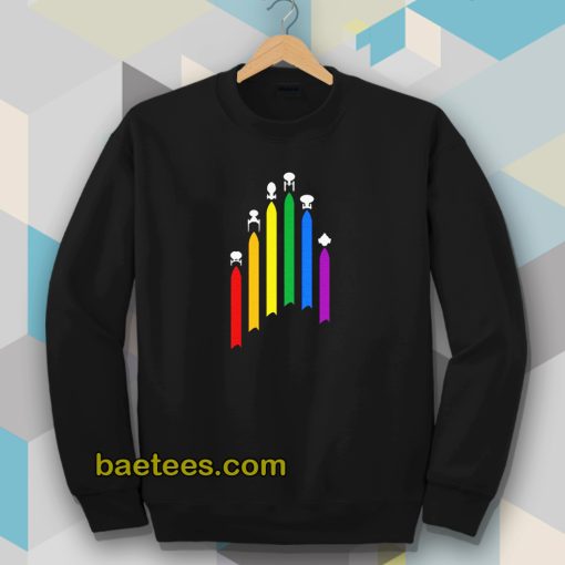 Star Trek Gay Pride Sweatshirt