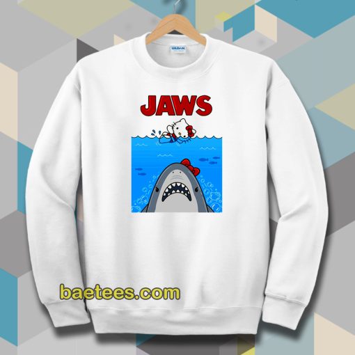 jaws hello kitty sweatshirt