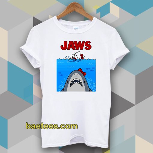 jaws hello kitty t shirt