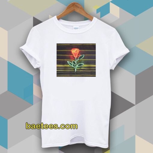 louis tomlinson neon rose t-shirt