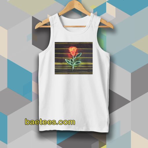 louis tomlinson neon rose tanktop