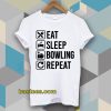 Eat Sleep Bowlinger Repeat Husband Tshirt