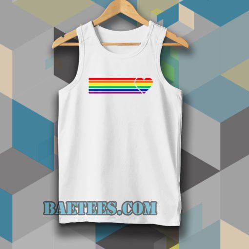 Gay Pride Rainbow Colour Tanktop