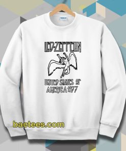 Led Zeppelin United States Of America 1977 Ringer Sweatshirt