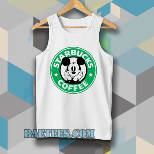 Starbucks Mickey Mouse pink tanktop