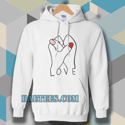 LOVELOVE HANDS FINGER HOODIE