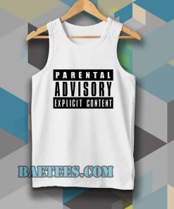 Parental Advisory Explicit Content Tanktop