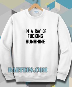 im a ray of fucking sunshine Sweatshirt