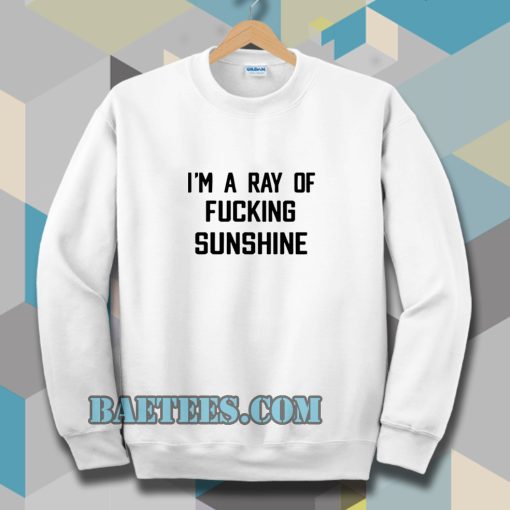 im a ray of fucking sunshine Sweatshirt