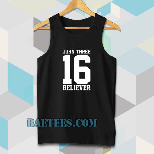 john three 16 believer tanktop