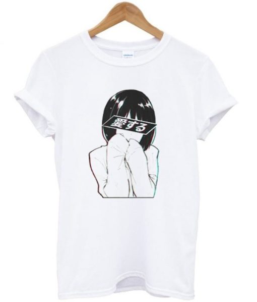Aisuru Japanese Girl Graphic T-shirt