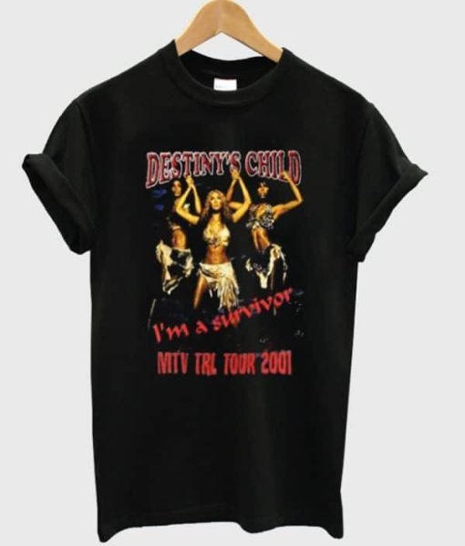 Destinys Child I’m a Survivor MTV TRL Tour T-shirt