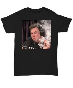 Elon Musk Smoking Weed On Joe Rogan Experience T-Shirt