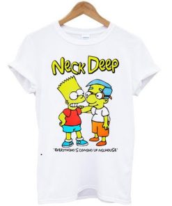 Bart Simpson Neck Deep t-shirt