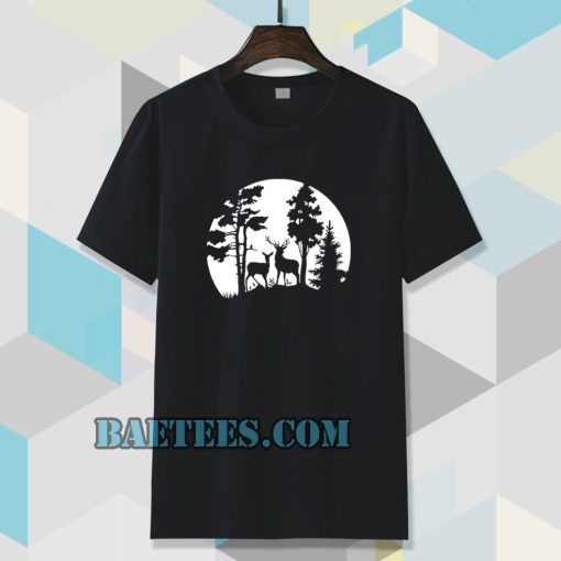 Deer in the forest T-shirt