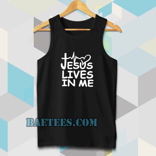 Jesus Lives in me christian Tanktop TPKJ3