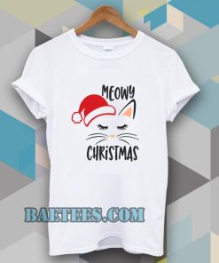 Meowy christmas T-shirt