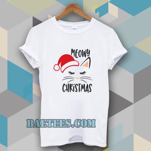 Meowy christmas T-shirt