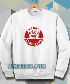 Merry Chrismast Design Sweatshirt TPKJ3