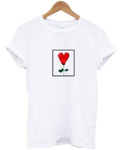 Rachel Green Rose Heart t-shirt