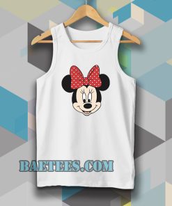 minnie mouse face tanktop