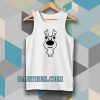 Cartoon Christmas Reindeer Silhouette Tanktop TPKJ3