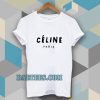 Celine Paris White T Shirt TPKJ3