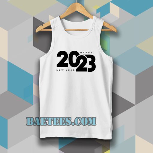 Logo happy new year 2023 Tanktop TPKJ3