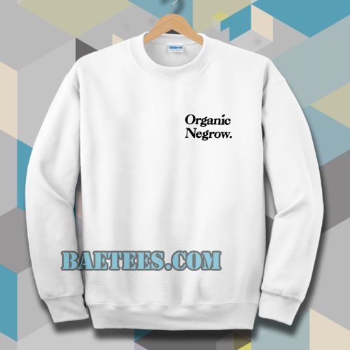 Organic Negrow Sweatshirt White TPKJ3