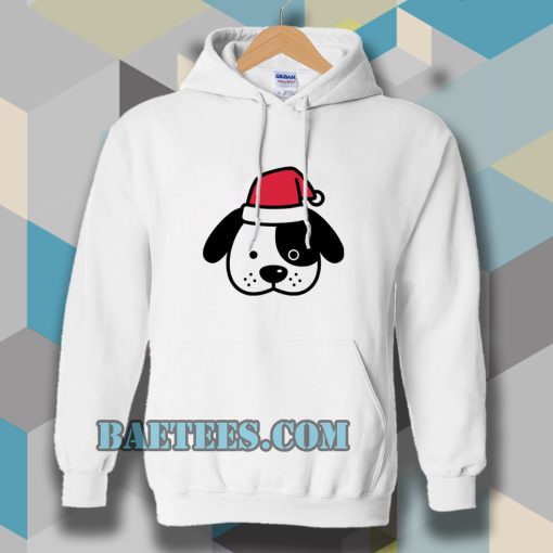 Perro navidad santa claus dibujos animados Hoodie TPKJ3