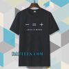 less is more Black t-shirt TPKJ3